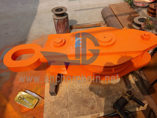 2 Sheaves Wire Rope Block with oblong eye
