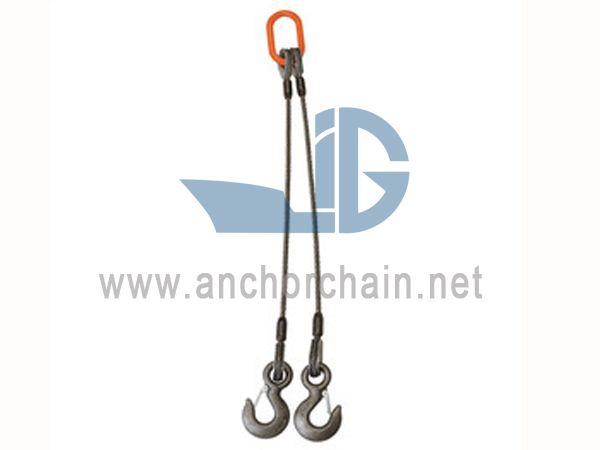 Double Legs Spliced Wire Rope Sling