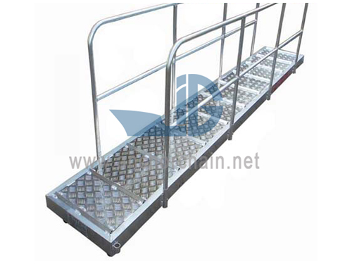 Fully fixed Type Marine Aluminum Alloy Wharf Ladder