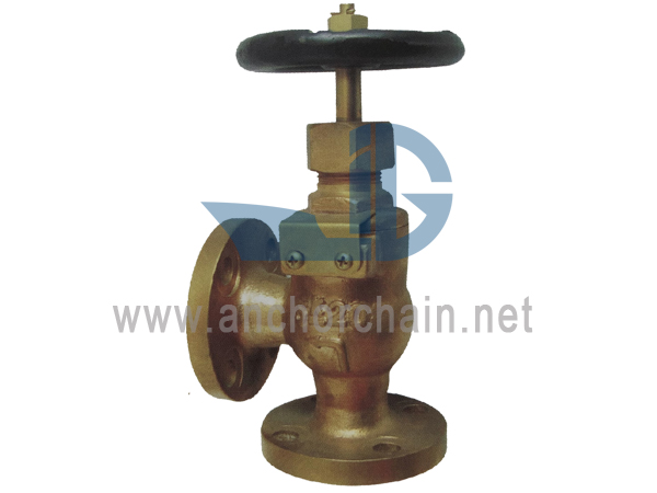 JIS F 7414 Bronze 16K Screw-Down Check Anglee Valves (Union Bonnet Type)
