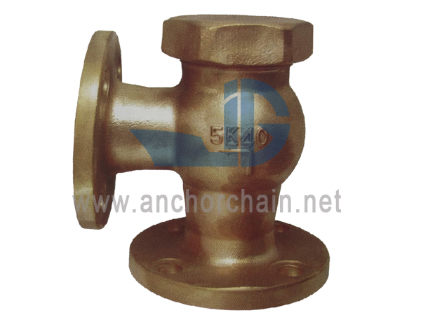 JIS F 7416 Bronze 5K Lift Check Angle Valves (Union Bonnet Type)