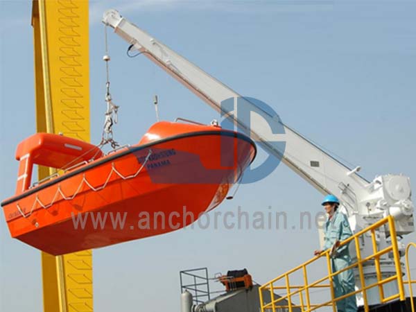 Single Arm Manual Slewing Liferaft Davit